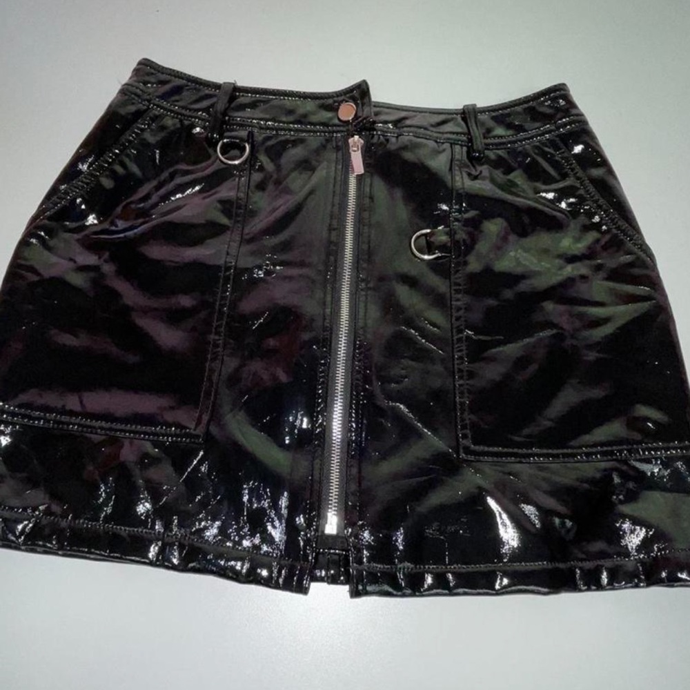 Leather mini skirt with pockets never worn from Étophe Studios